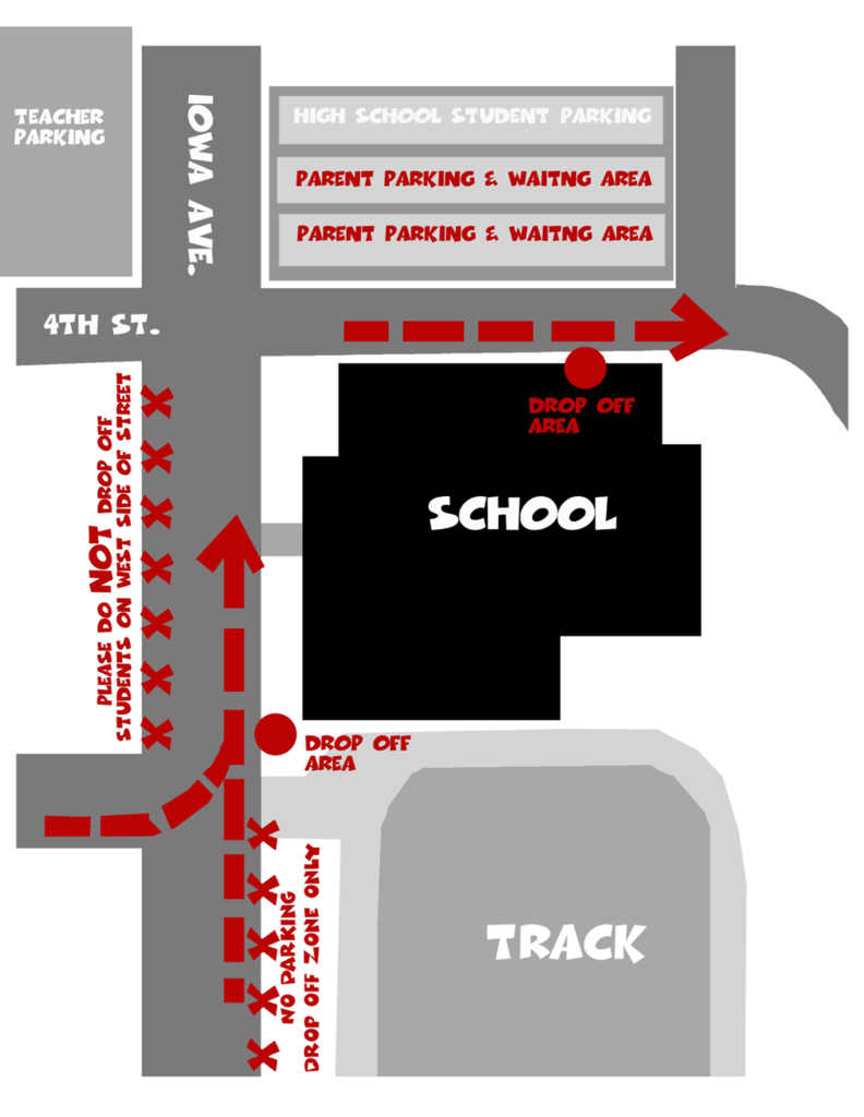 Elementary Drop Off and Pick Up of Students